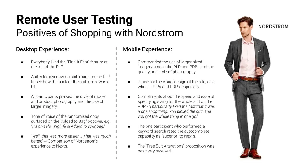 Tailoring Success: Reducing Suit Returns at Next Through User Research