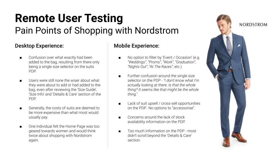 Tailoring Success: Reducing Suit Returns at Next Through User Research