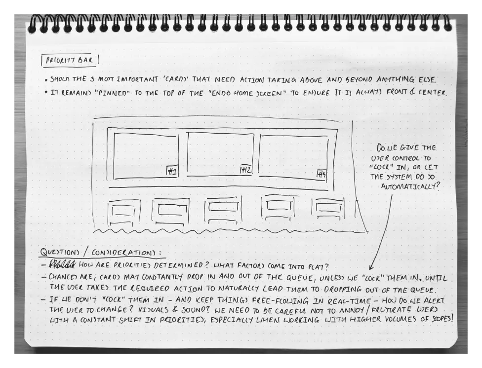 Beyond Track & Trace: Designing for Efficiency in the Endoscopy Room (An Unfinished Story)